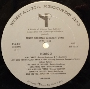 ��Benny Goodman collector's gems 1929-45��2����B��