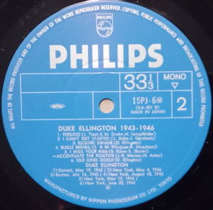 �֥ǥ塼���������ȥ�/1943-1946�ץ쥳���ɡ�B��