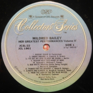 [Mildred Bailey��Her greatest performances]2����A��