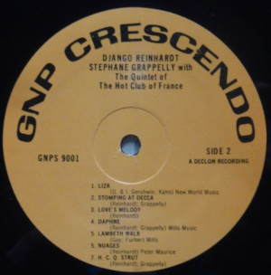 ��DjangoReinhardt&StephaneGrappelly�ץ쥳���ɡ�B��